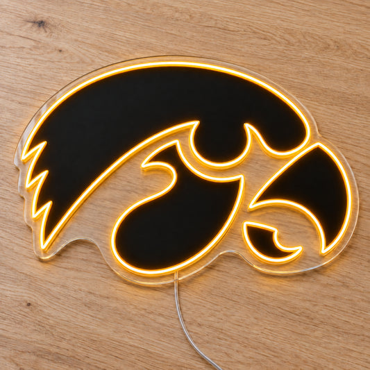 Iowa Hawkeyes LED Neon Sign product photo 2