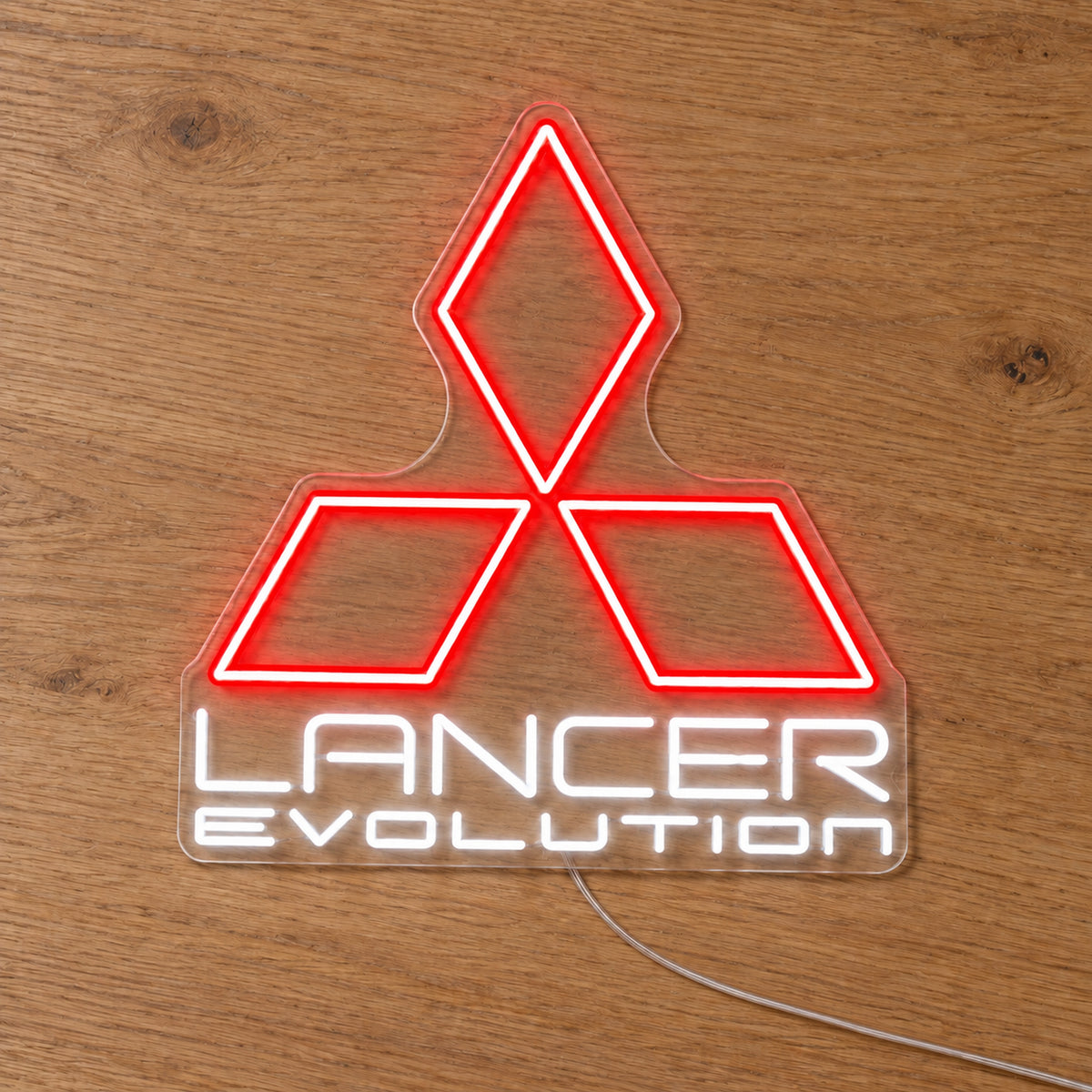 Lancer Evolution Logo LED Neon Sign product photo 2