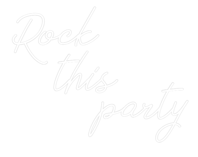 Custom Design: Rock this party - Neon Lanes