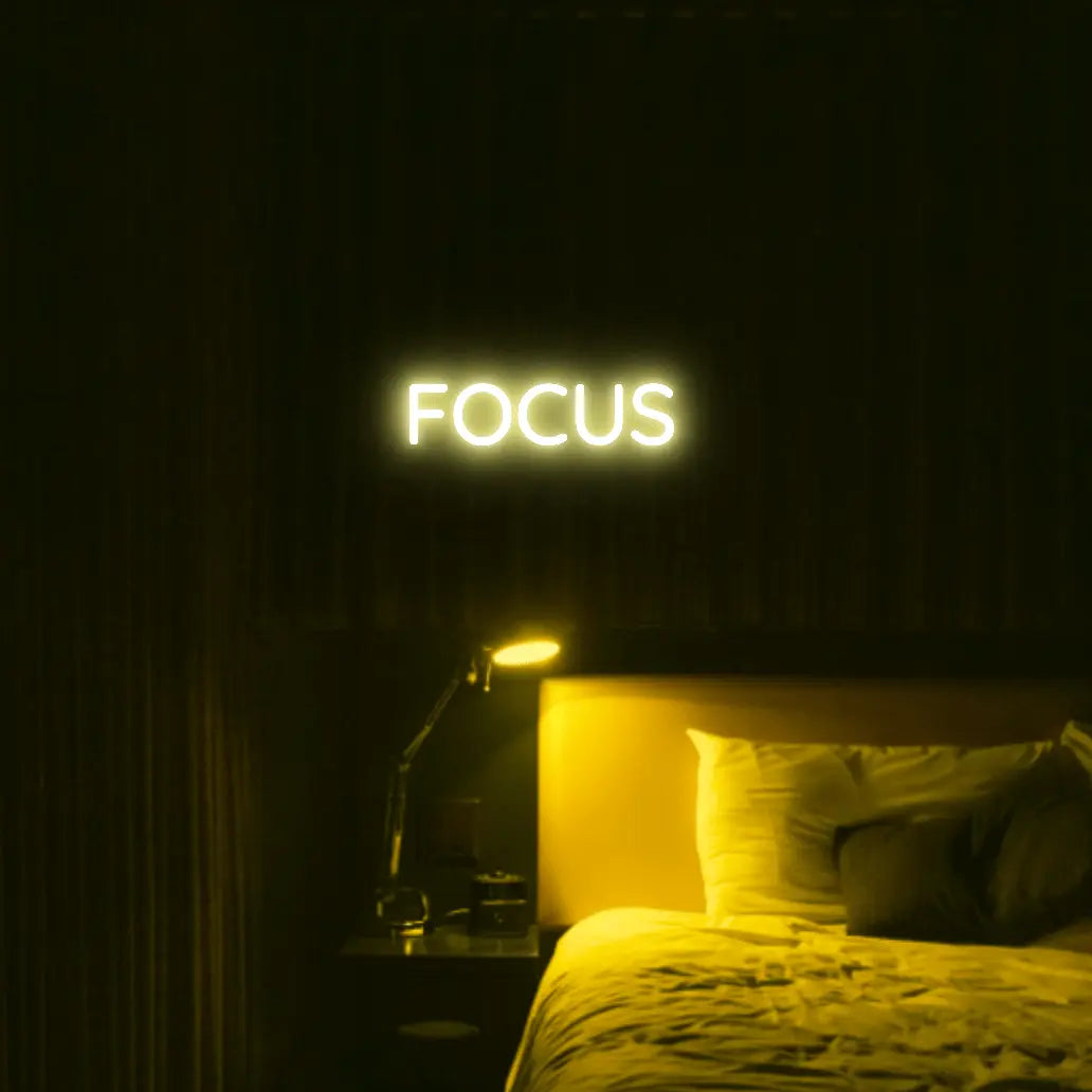 Focus LED Neon Light Sign - Neon Lanes