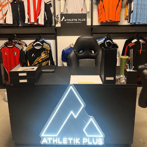 Custom Neon for Athletik Plus - Melbourne Sporting Retailer - Neon Lanes