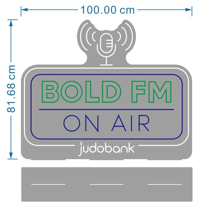 Custom design: Bold FM On Air - judobank