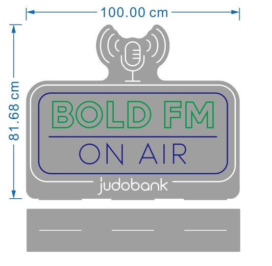 Custom design: Bold FM On Air - judobank