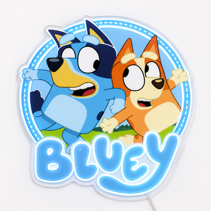 Bluey (Logo) LED Neon Sign