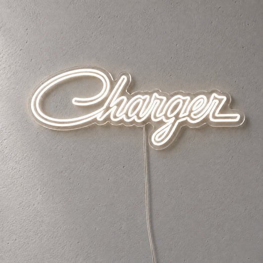 Chrysler Charger LED Neon Sign product photo 1