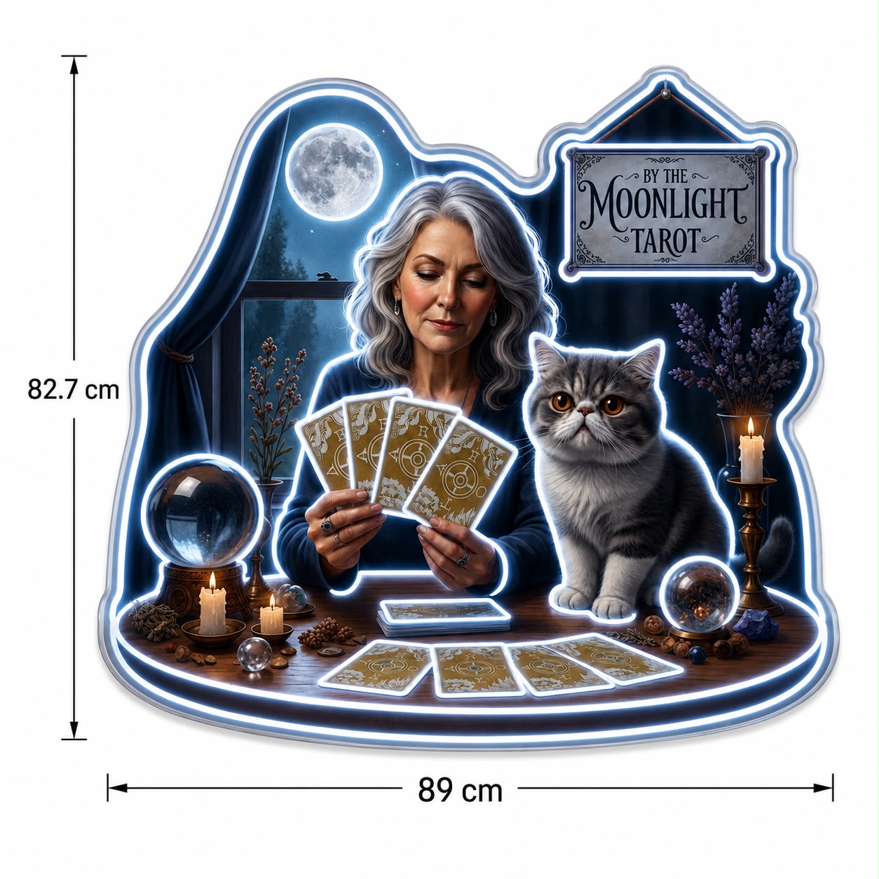 Custom design: By the moonlight tarot