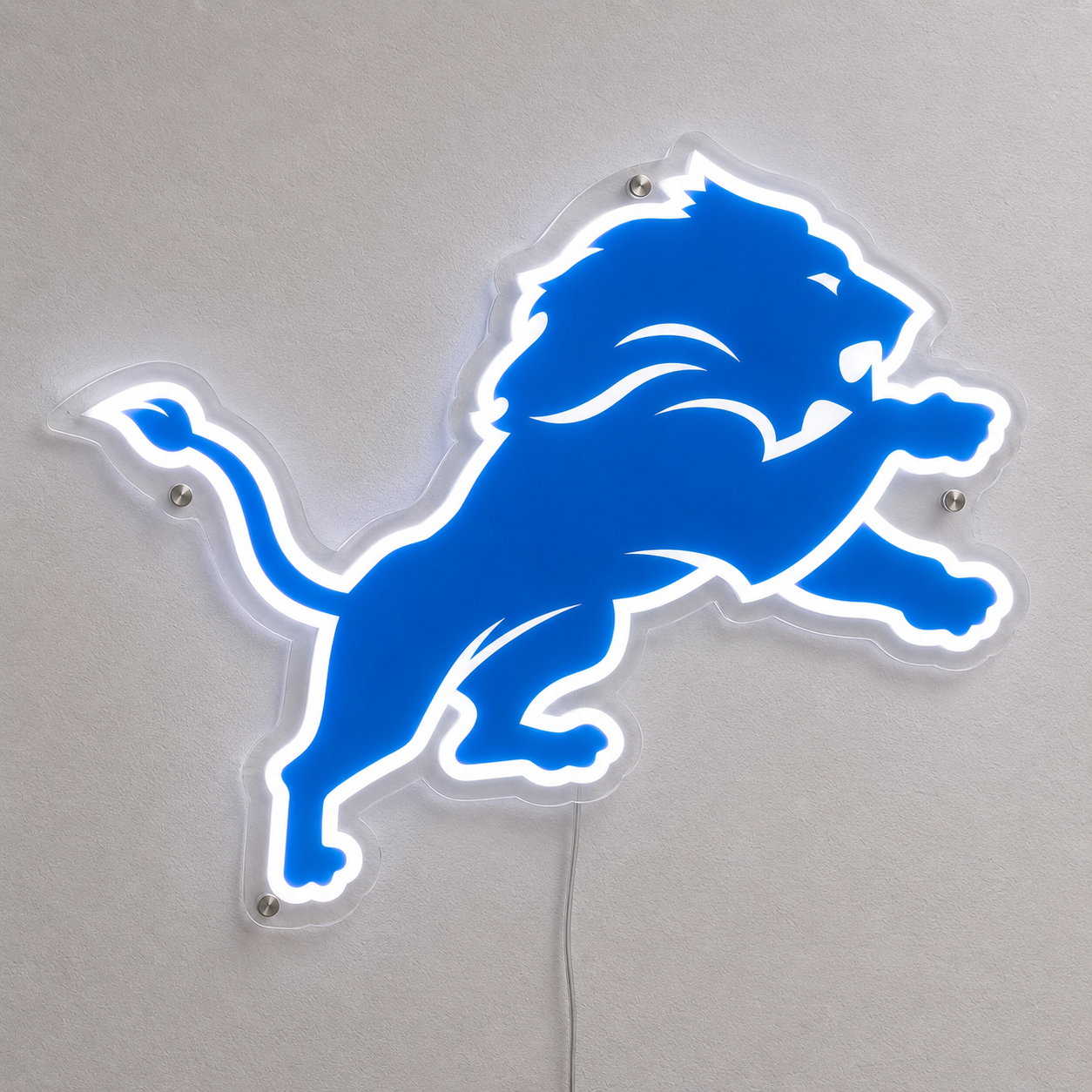 Detroit Lions LED Neon Sign 