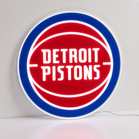 Detroit Pistons LED Neon Sign