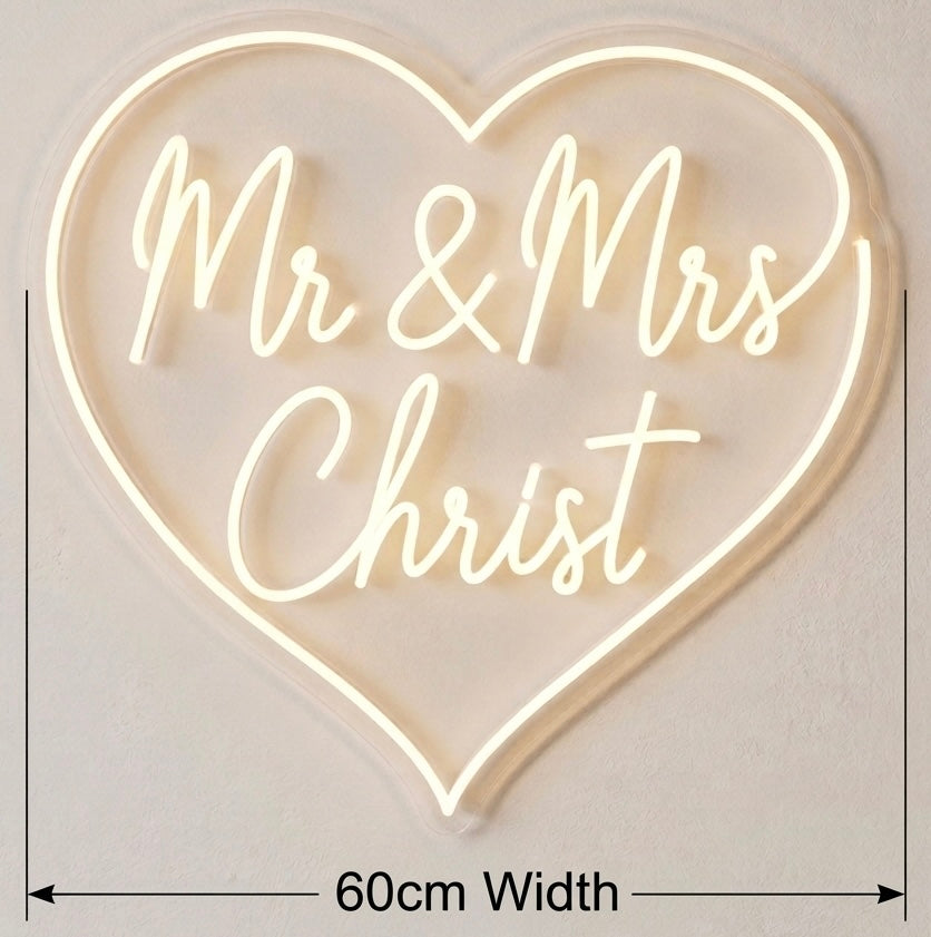 Custom design: Mr & Mrs Christ