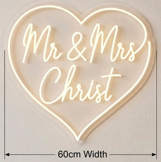 Custom design: Mr & Mrs Christ