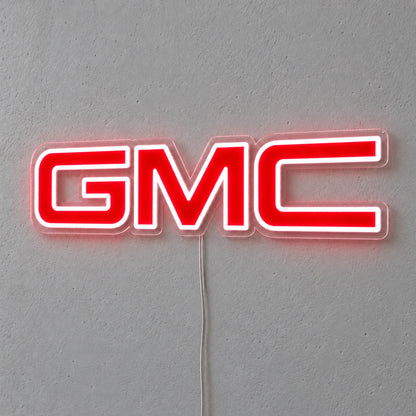 GMC LED Neon Sign product photo 1