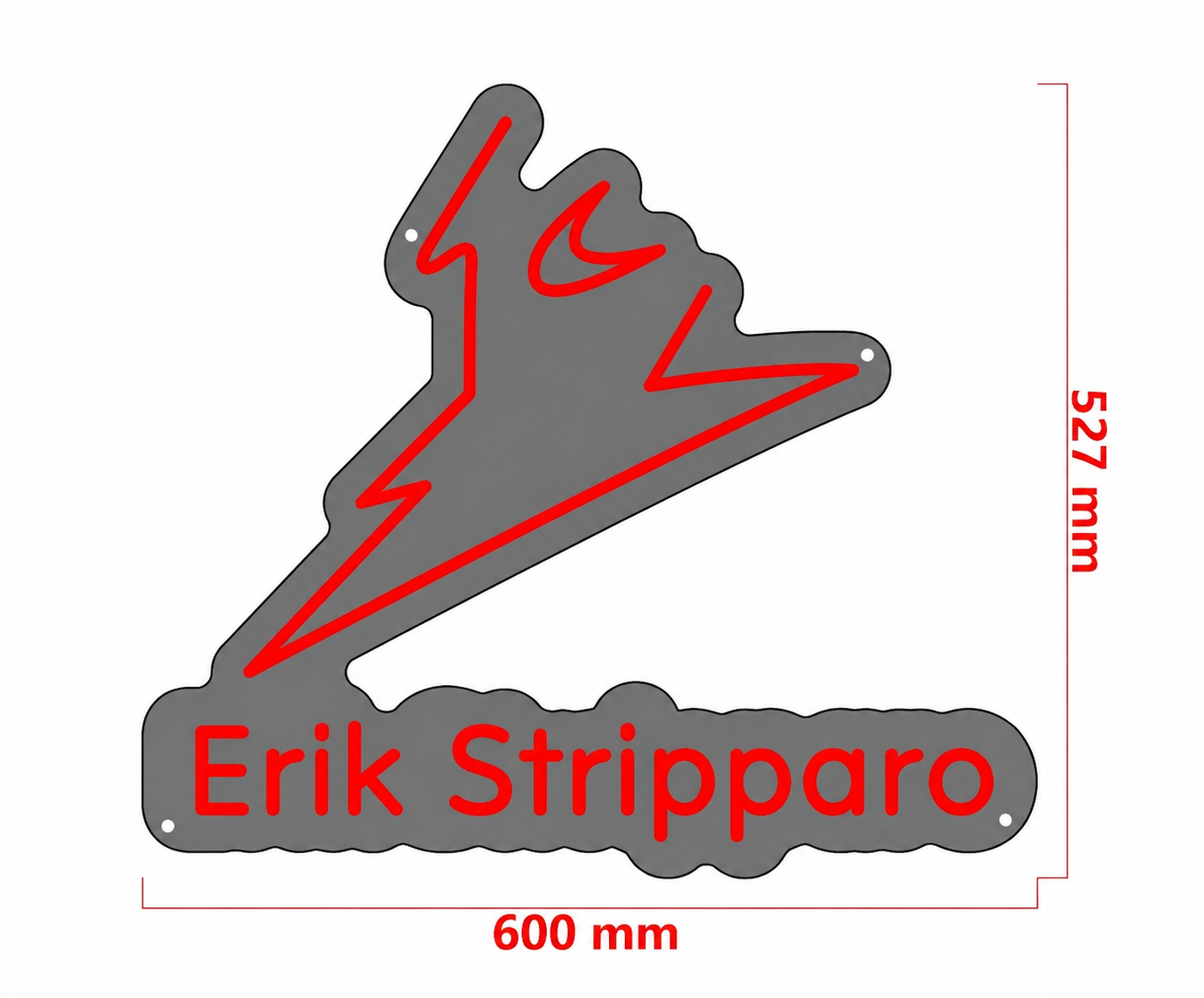Custom design: Erik Stripparo