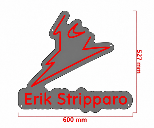 Custom design: Erik Stripparo