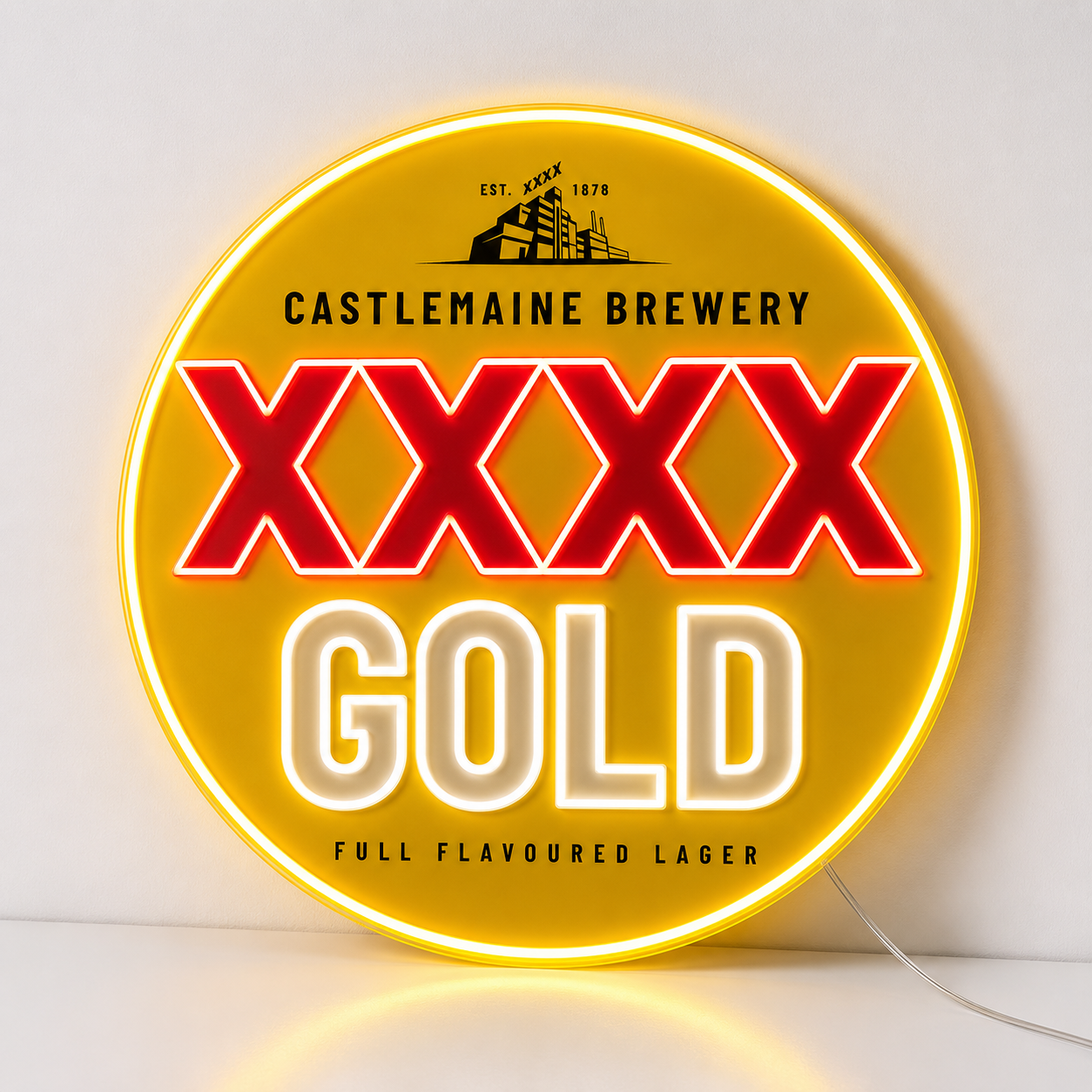 XXXX Gold Inspired LED Neon Sign