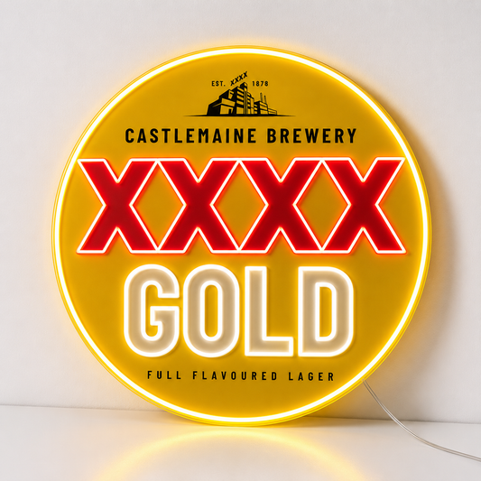 XXXX Gold Inspired LED Neon Sign