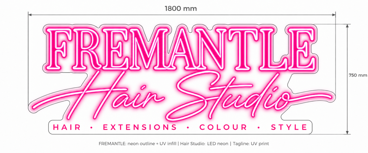 Custom design: Fremantle Hair Studio