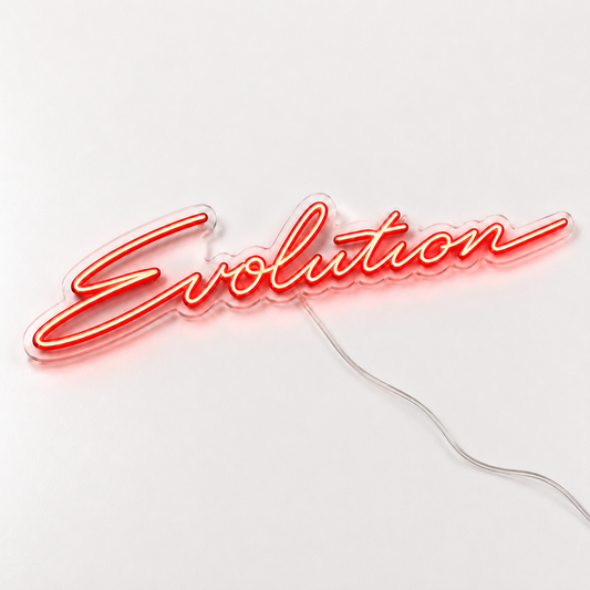 Lancer Evolution Custom Text LED Neon Sign