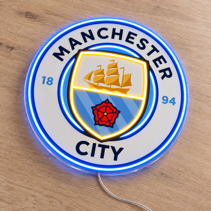 Manchester City LED Neon Sign product photo 2