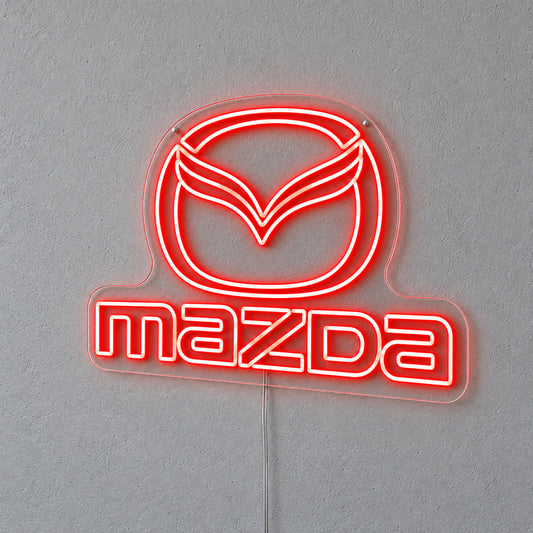 Mazda Logo LED Neon Sign product photo 1