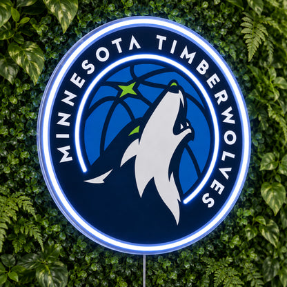 Minnesota Timberwolves LED Neon Sign product photo 1