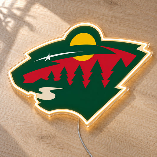 Minnesota Wild LED Neon Sign product photo 2
