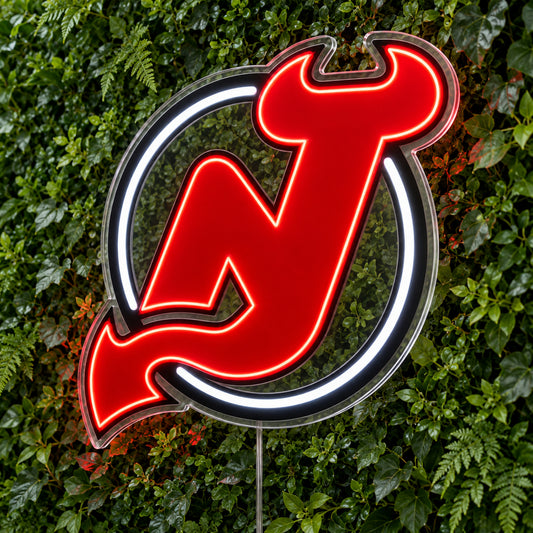 New Jersey Devils LED Neon Sign product photo 1