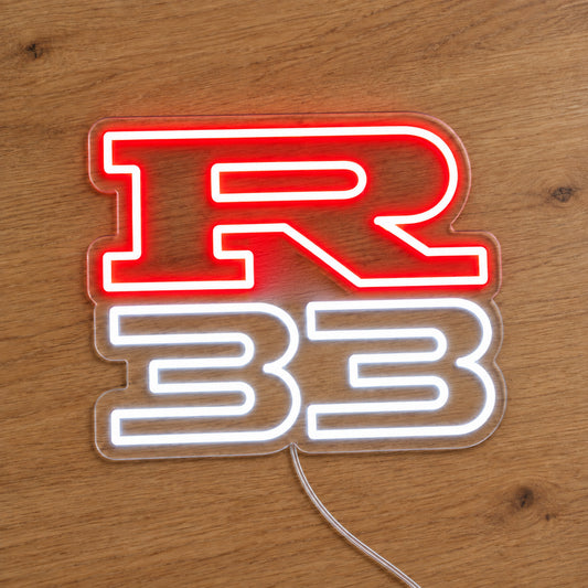 Nissan R33 LED Neon Sign product photo 2