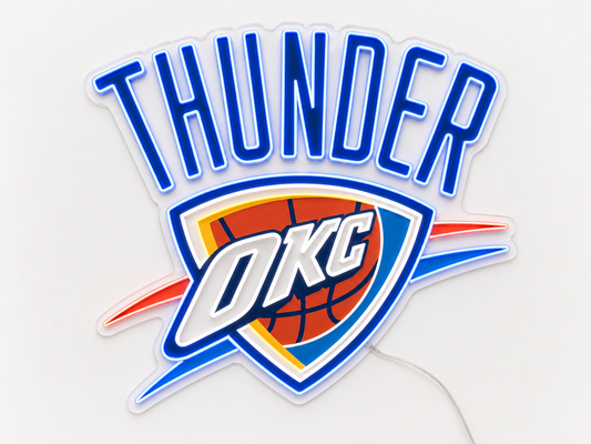 Oklahoma City Thunder LED Neon Sign