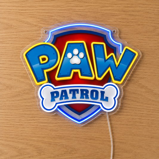 Paw Patrol LED Neon Sign