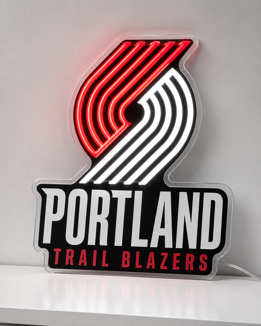 Portland Trail Blazers LED Neon Sign