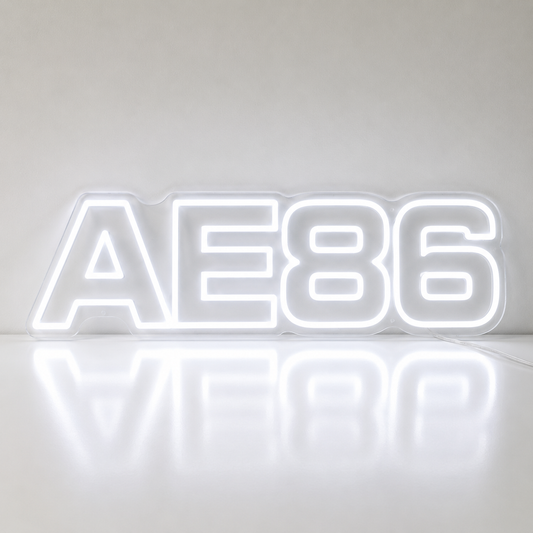 Toyota Logo AE86 LED Neon Sign