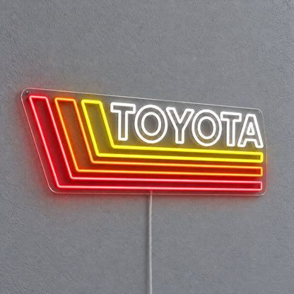 Toyota Retro Land Cruiser LED Neon Sign product photo 1