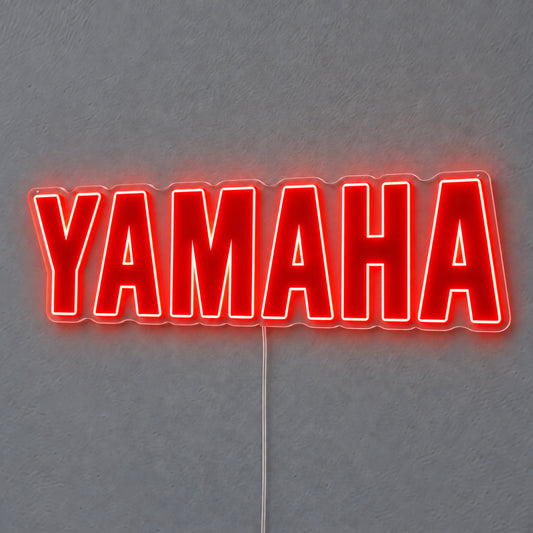 Yamaha (Red) LED Neon Sign product photo 1