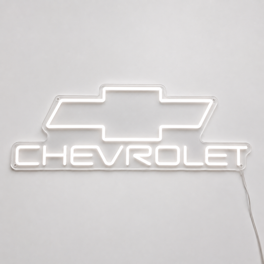 Chevrolet (Outline) LED Neon Sign