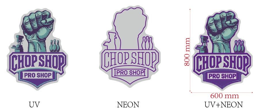 Custom - Chop Shop - Neon Lanes