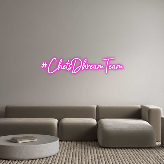 Custom Design: ChetsDhreamTea... - Neon Lanes