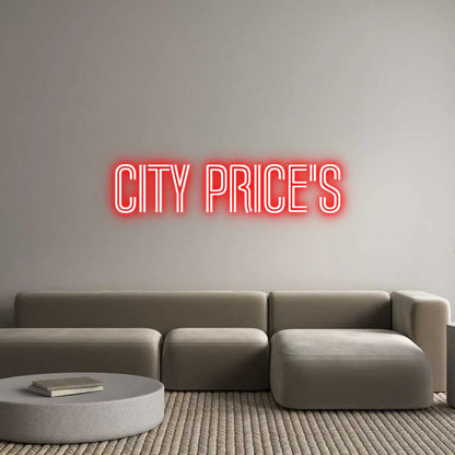 Custom Design: CITY PRICE'S - Neon Lanes