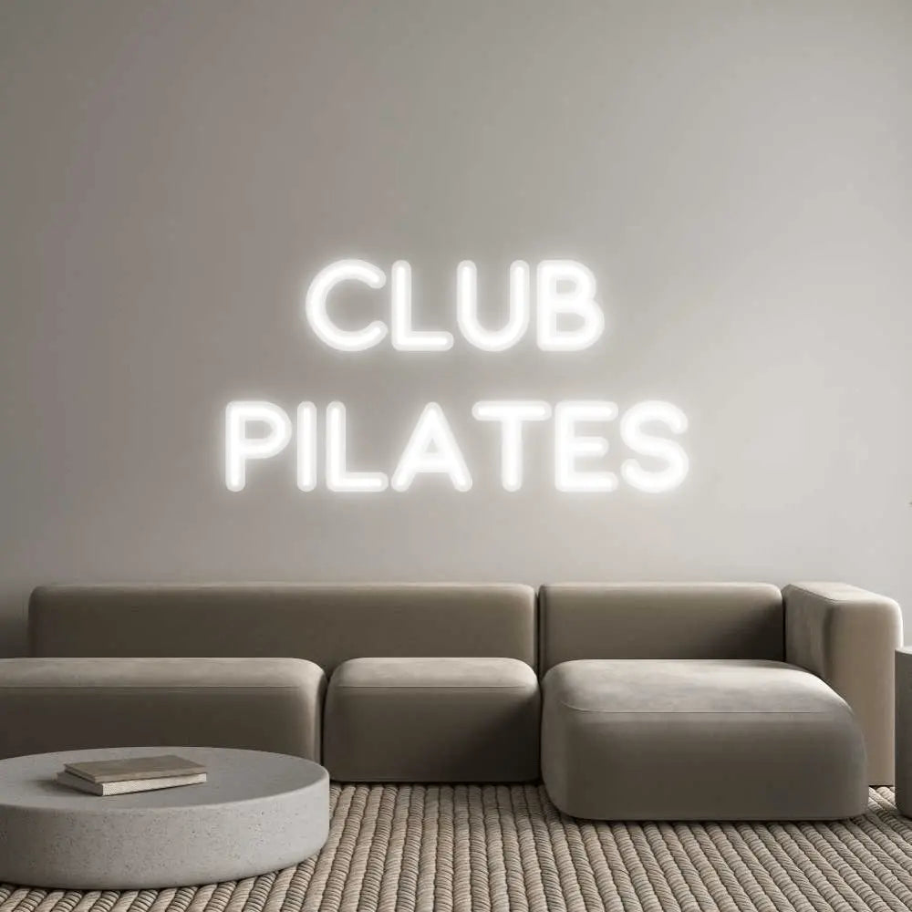 Custom Design: CLUB PILATES - Neon Lanes