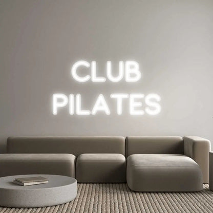 Custom Design: CLUB PILATES - Neon Lanes