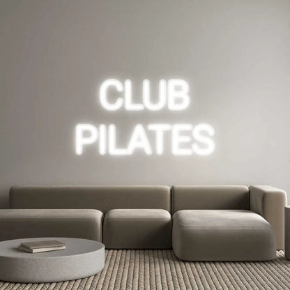 Custom Design: CLUB PILATES - Neon Lanes