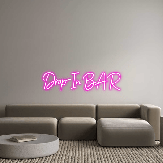 Custom Design: Drop - In BAR - Neon Lanes