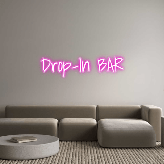 Custom Design: Drop - In BAR - Neon Lanes
