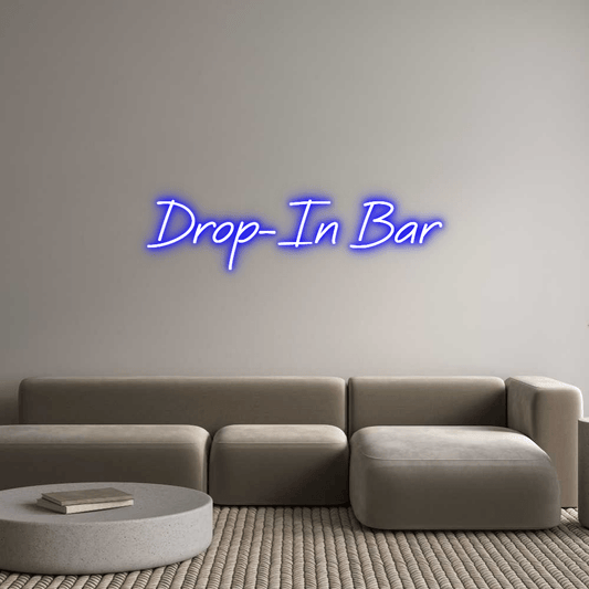 Custom Design: Drop - In Bar - Neon Lanes