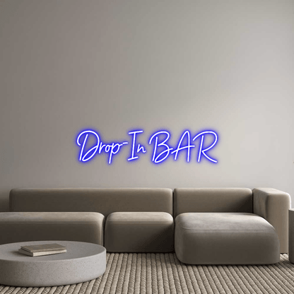 Custom Design: Drop - In BAR - Neon Lanes