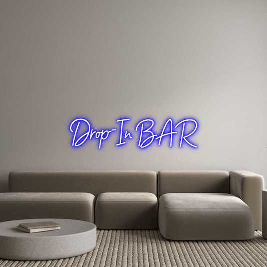 Custom Design: Drop - In BAR - Neon Lanes