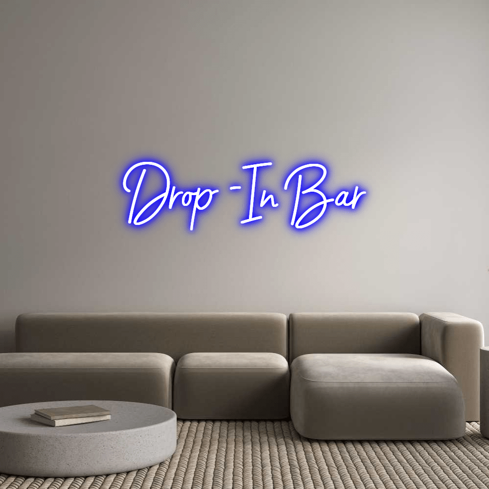 Custom Design: Drop - In Bar - Neon Lanes