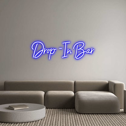 Custom Design: Drop - In Bar - Neon Lanes