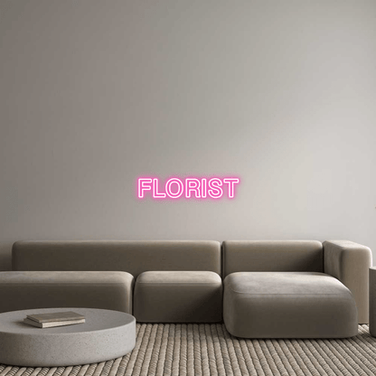 Custom Design: FLORIST - Neon Lanes