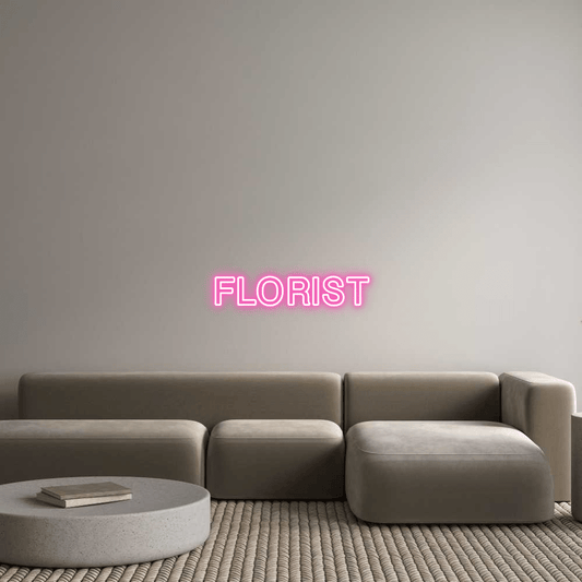 Custom Design: FLORIST - Neon Lanes