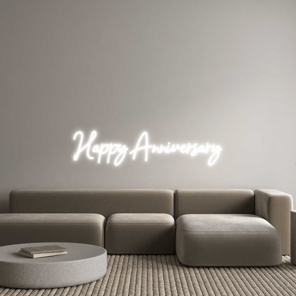 Custom Design: Happy Anniversa... - Neon Lanes